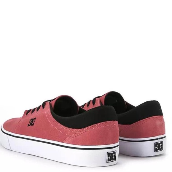 BRAND NEW women DC dc trase suede red skate shoes size US 9.5 & US 10 - Picture 3 of 6